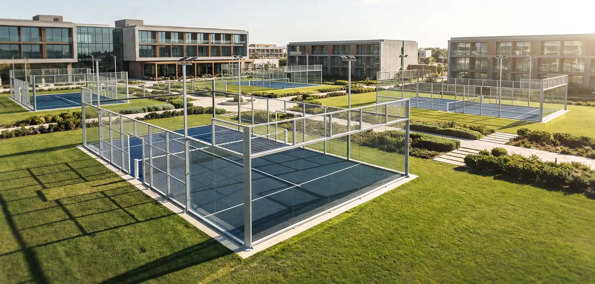 Structure en Acier pour Terrains de Padel
