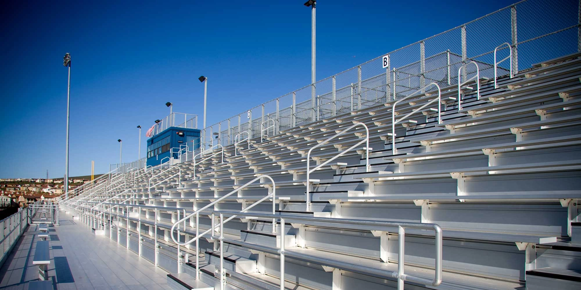 aluminum bleachers