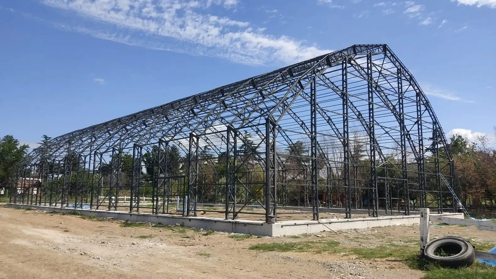 Projet de Construction Intérieure en Acier en Géorgie